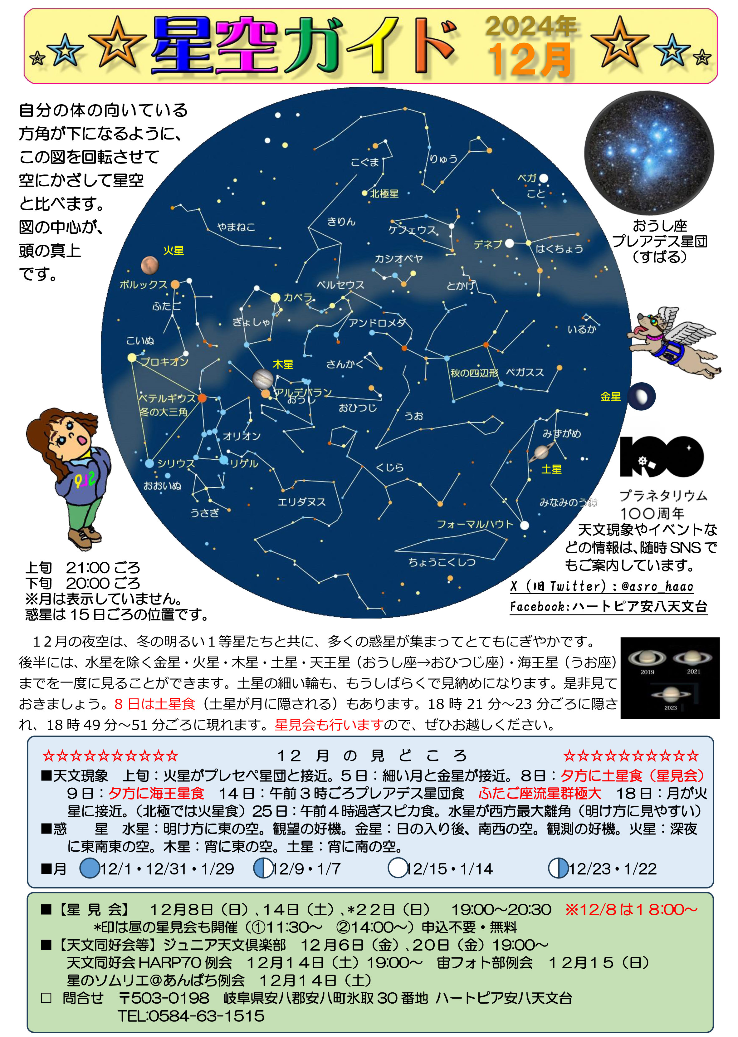 星空ガイド11月号の画像